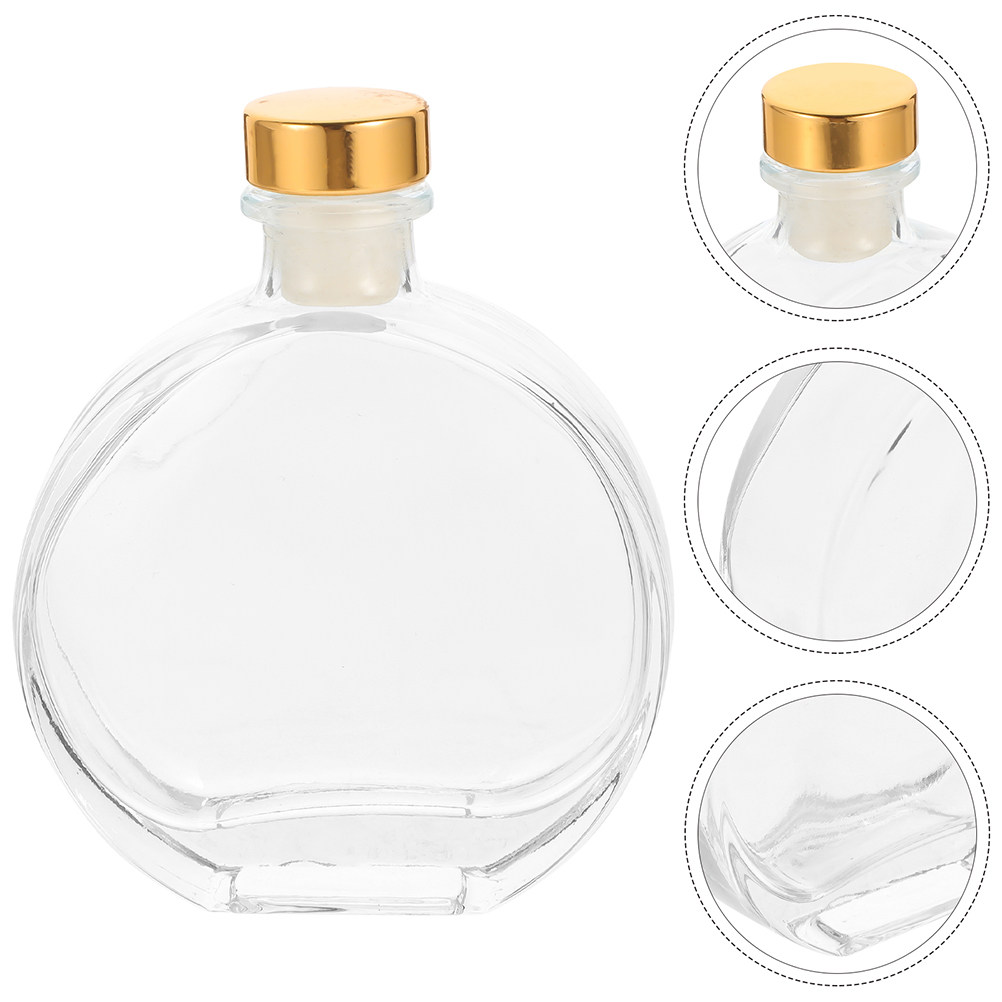 Home Fragrance Oils For Diffusers - 1Set Refillable Aromatherapy Glass Bottle Essential