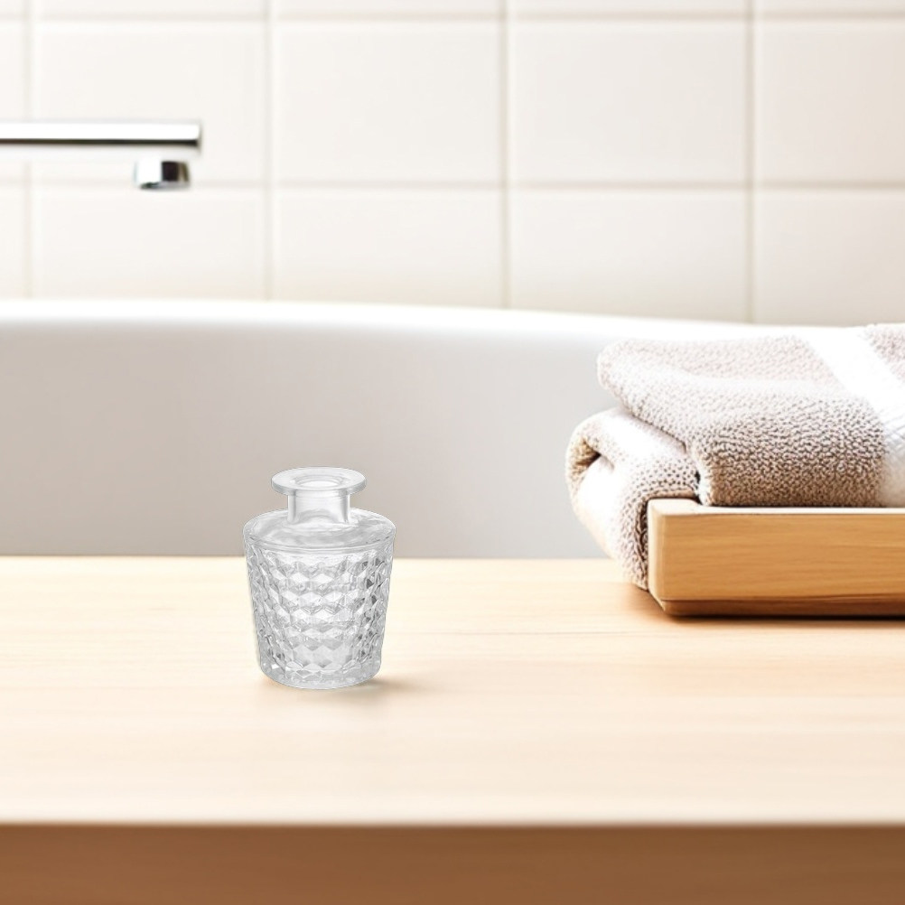 Home Fragrance Oils For Diffusers - 2Pcs Glass Aromatherapy Diffuser Bottles Refillable
