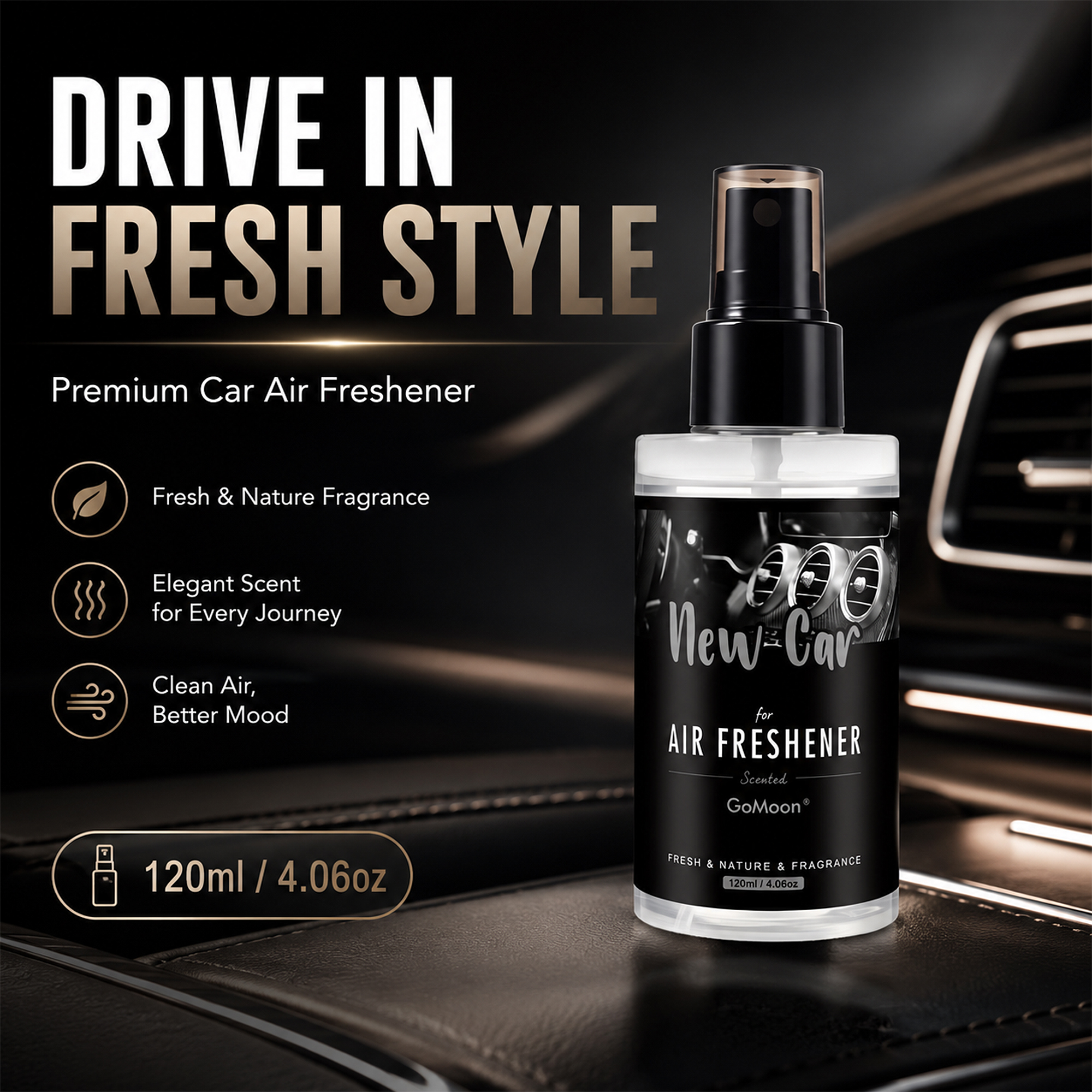 Home Fragrance Verbena - 120ml/4.06oz New car scented premium car
