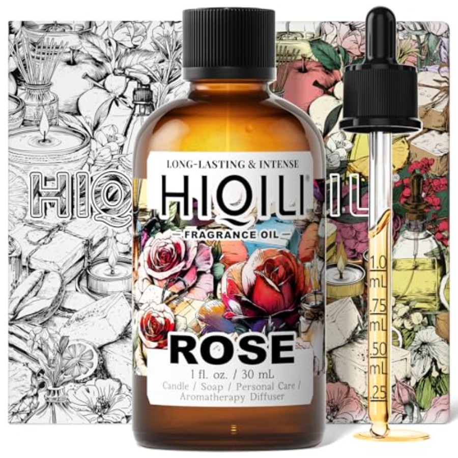 Home Fragrance Oils For Diffusers - HIQILI Rose Fragrance Oil for Candle,