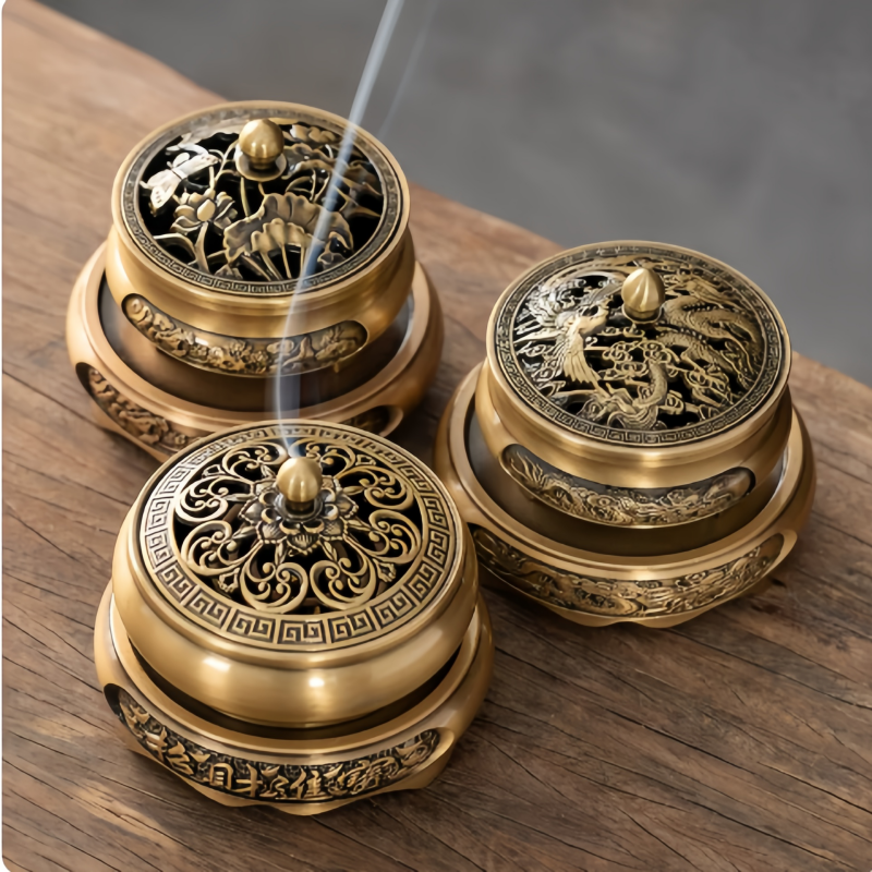 Copper incense burner, Chinese - Home Fragrance Vanilla Cashmere のレビューと価格