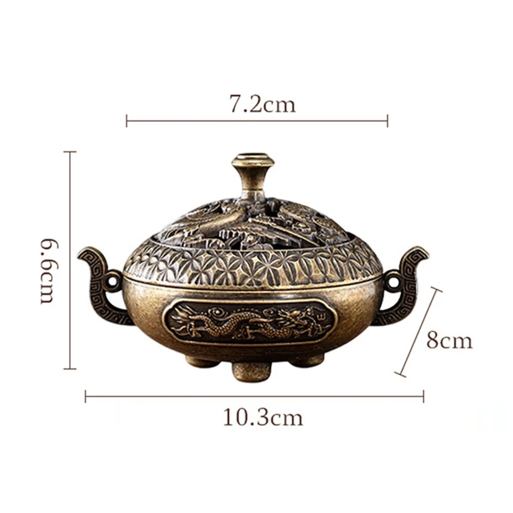 Copper incense burner, Chinese - Home Fragrance Vanilla Cashmere のレビューと価格