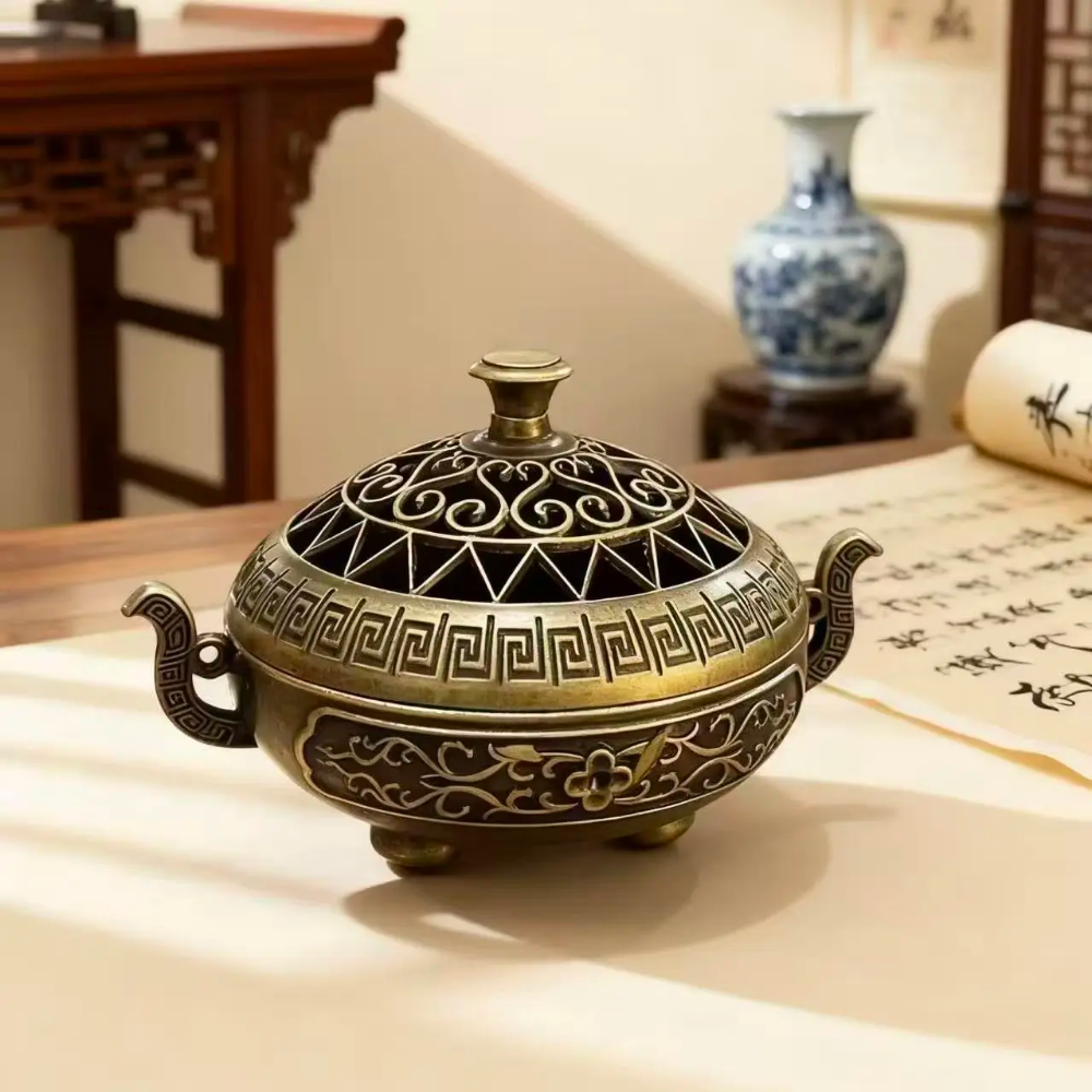 Copper incense burner, Chinese - Home Fragrance Vanilla Cashmere のレビューと価格