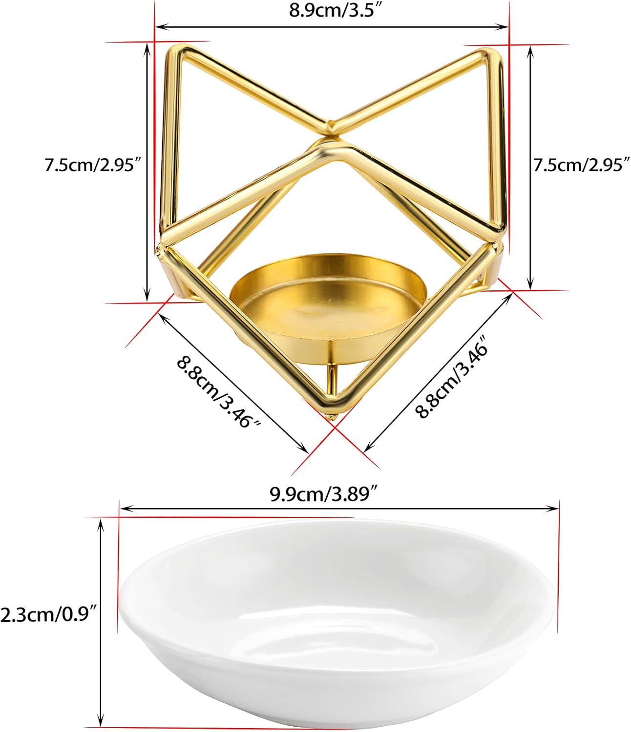 Euro Metal Oil Burner Wax Warm - Fragrance Home Decor のレビューと価格