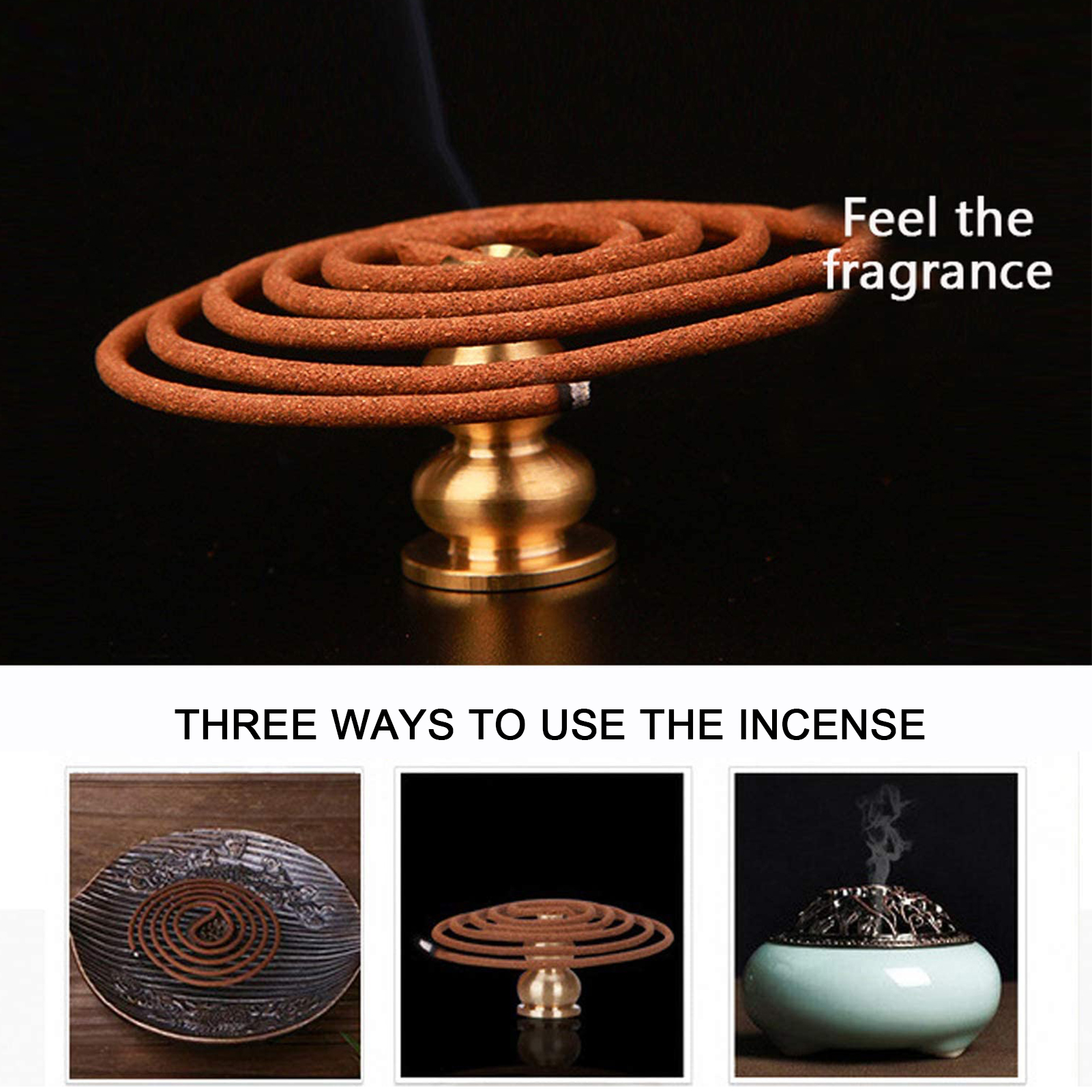 120Pcs Incense Coil Study Arom - Home Fragrance Vanilla Cashmere のレビューと価格