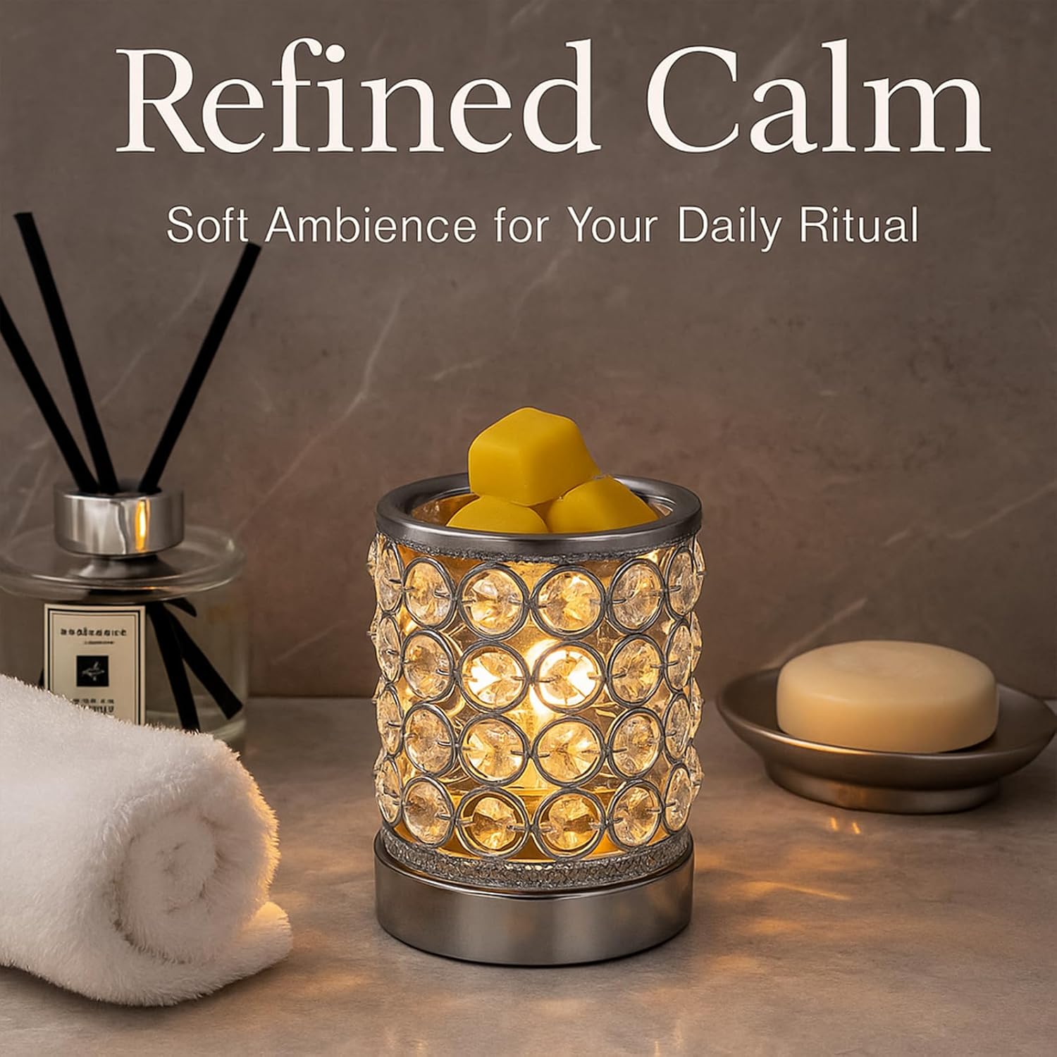 Electric Crystal Wax Melt Warm - Fragrance Home Decor のレビューと価格