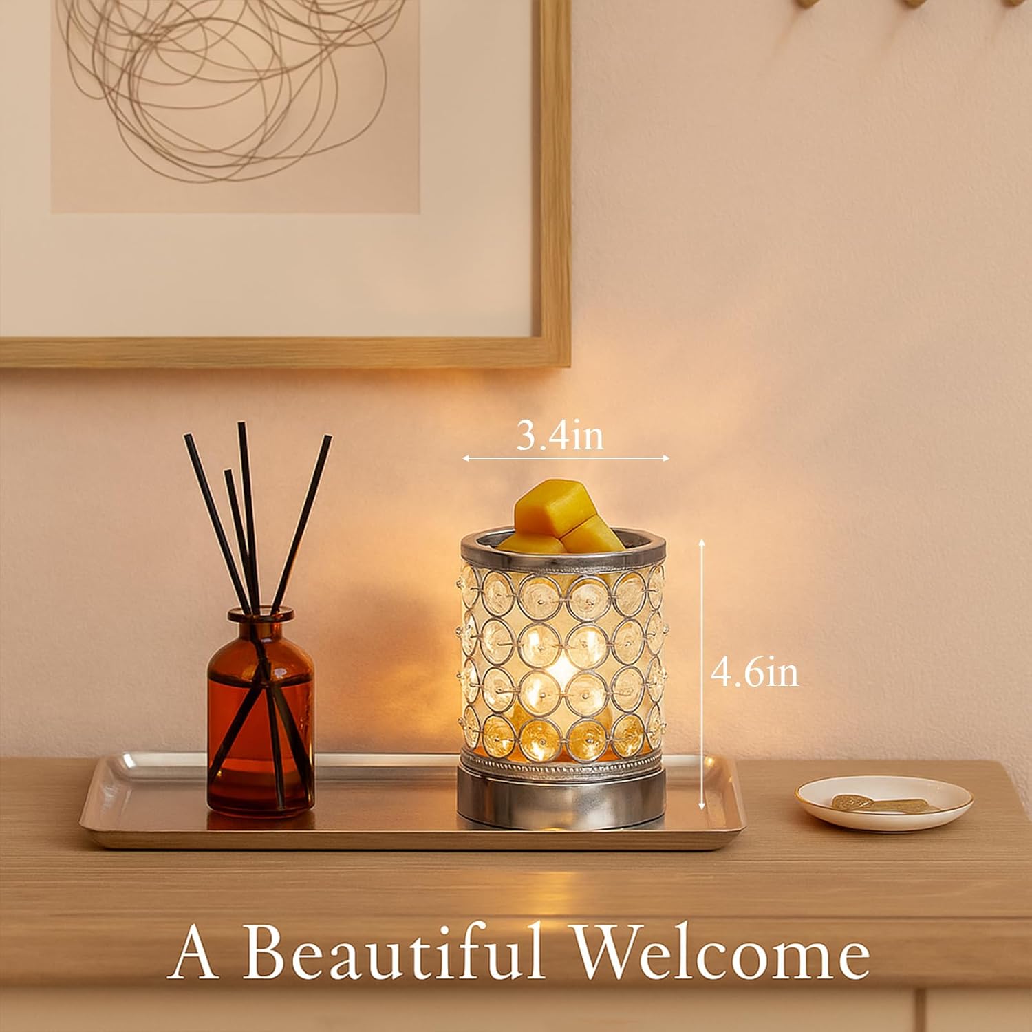 Electric Crystal Wax Melt Warm - Fragrance Home Decor のレビューと価格
