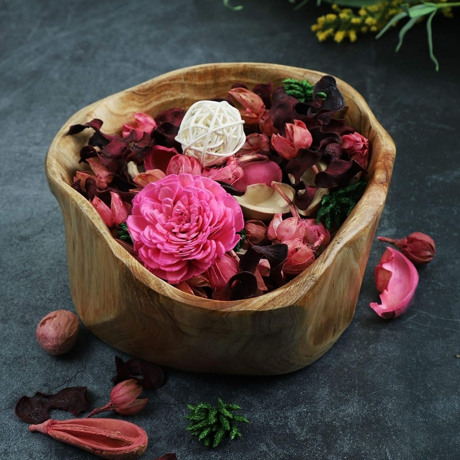 Rose Scented Potpourri Bowl Fi - Fragrance Home Decor のレビューと価格