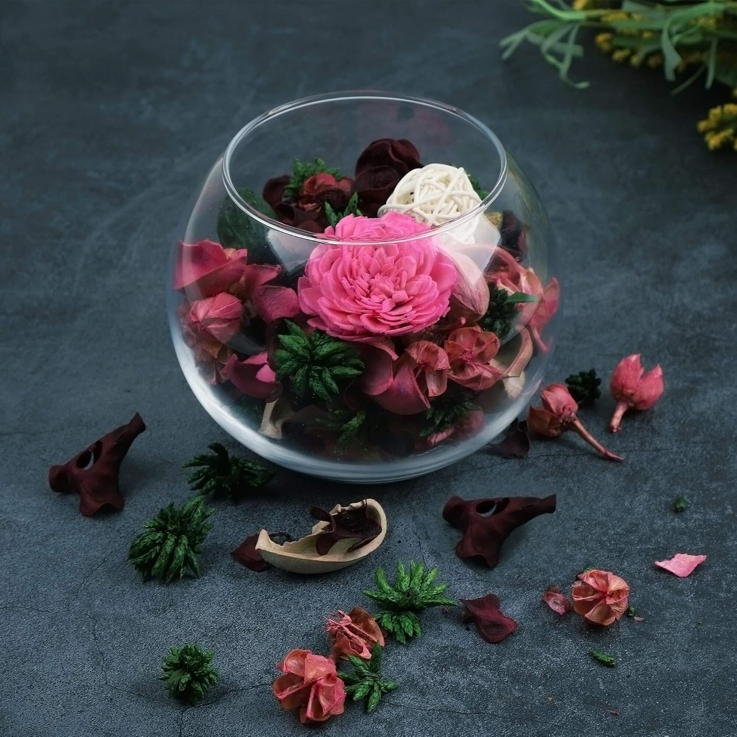 Rose Scented Potpourri Bowl Fi - Fragrance Home Decor のレビューと価格