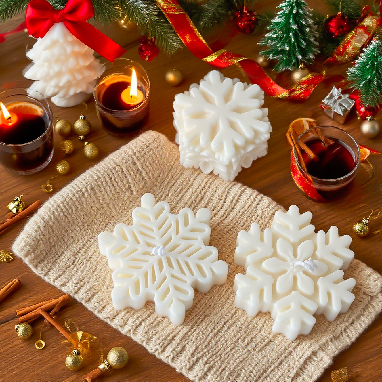 1Pc Christmas Snowflake Scente - Home Fragrance In French のレビューと価格