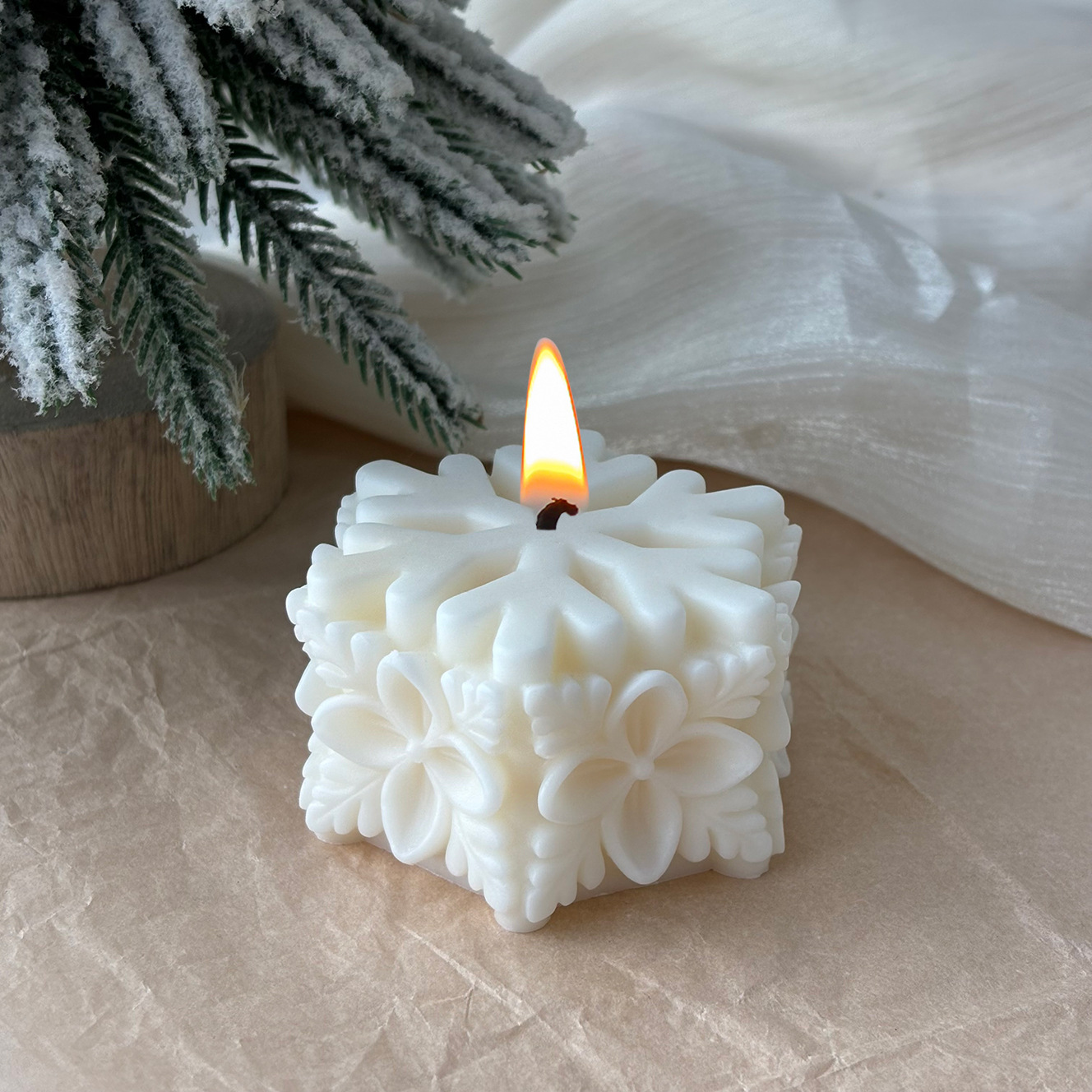 1Pc Christmas Snowflake Scente - Home Fragrance In French のレビューと価格