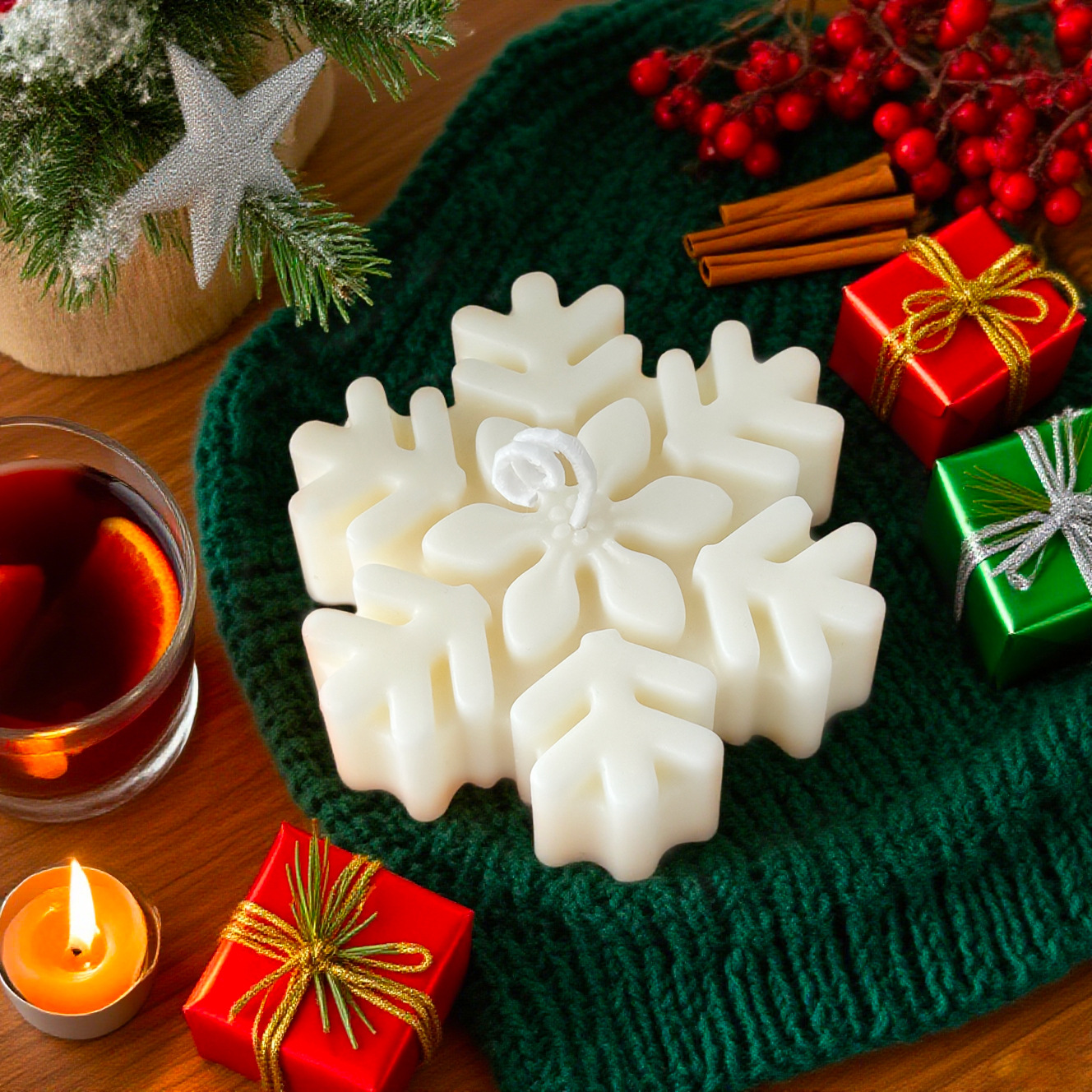 1Pc Christmas Snowflake Scente - Home Fragrance In French のレビューと価格