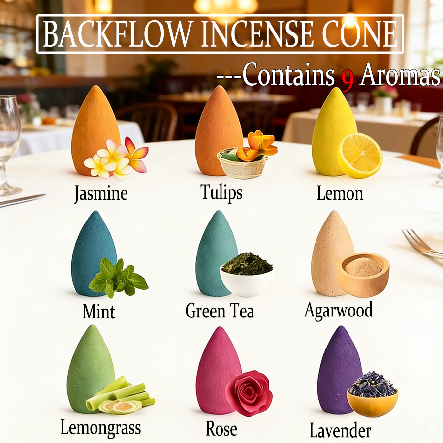 High-Quality Natural Backflow  - Home Fragrance Vanilla Cashmere のレビューと価格
