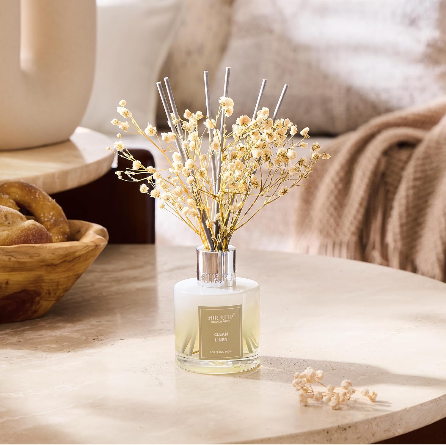 Reed Diffuser Set, 3.38 fl oz  - Home Fragrance Oils For Diffusers のレビューと価格