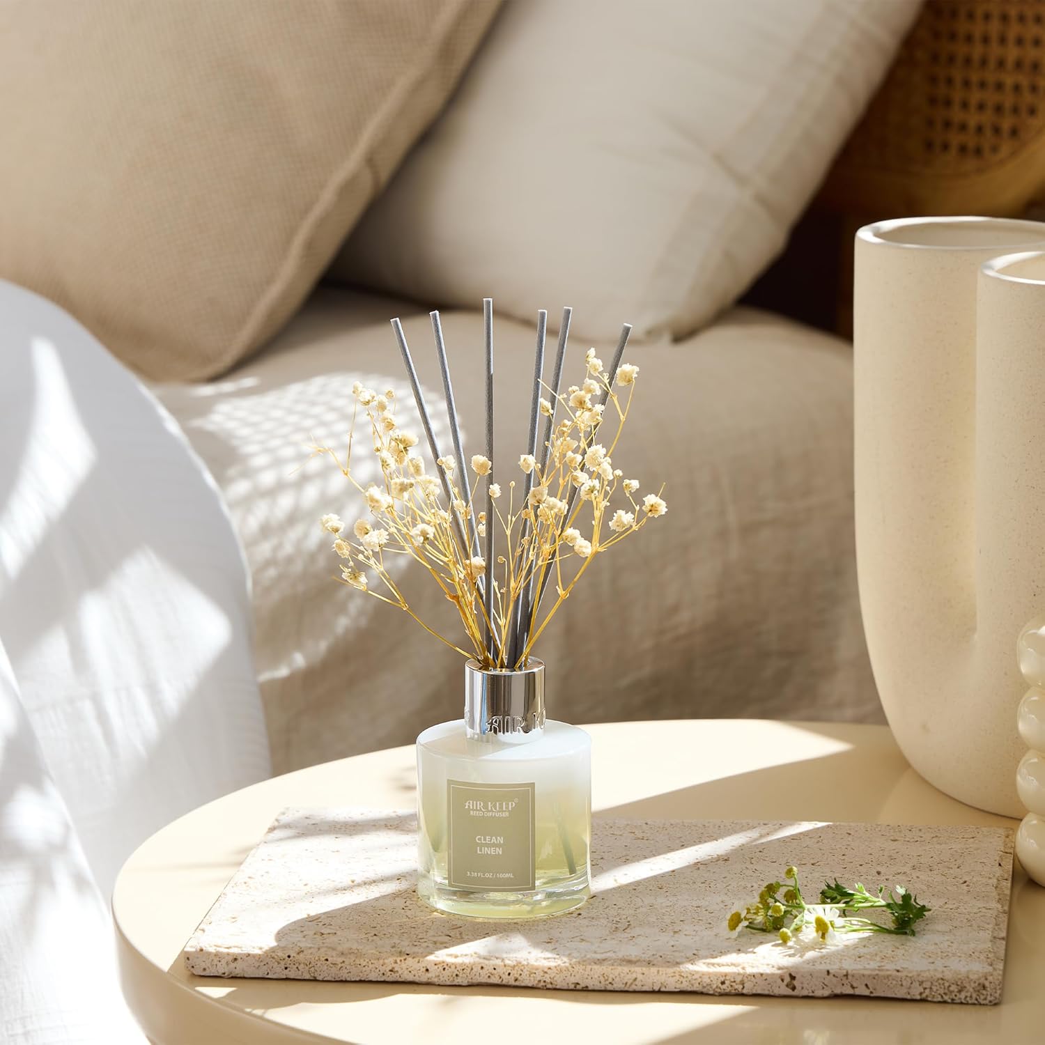 Reed Diffuser Set, 3.38 fl oz  - Home Fragrance Oils For Diffusers のレビューと価格
