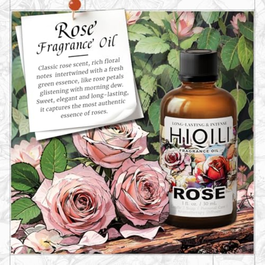 HIQILI Rose Fragrance Oil for  - Home Fragrance Oils For Diffusers のレビューと価格