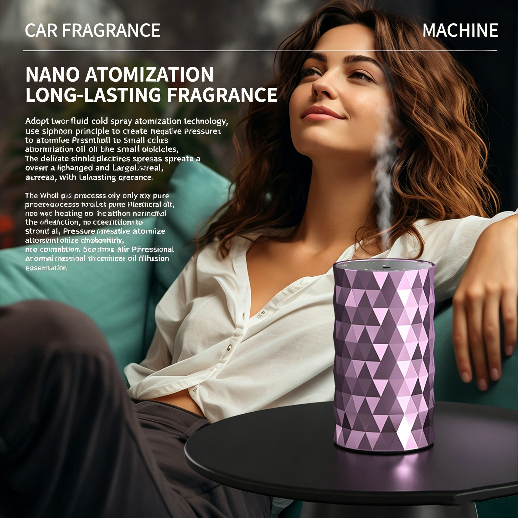Waterless Essential Oil Diffus - Home Fragrance Verbena のレビューと価格