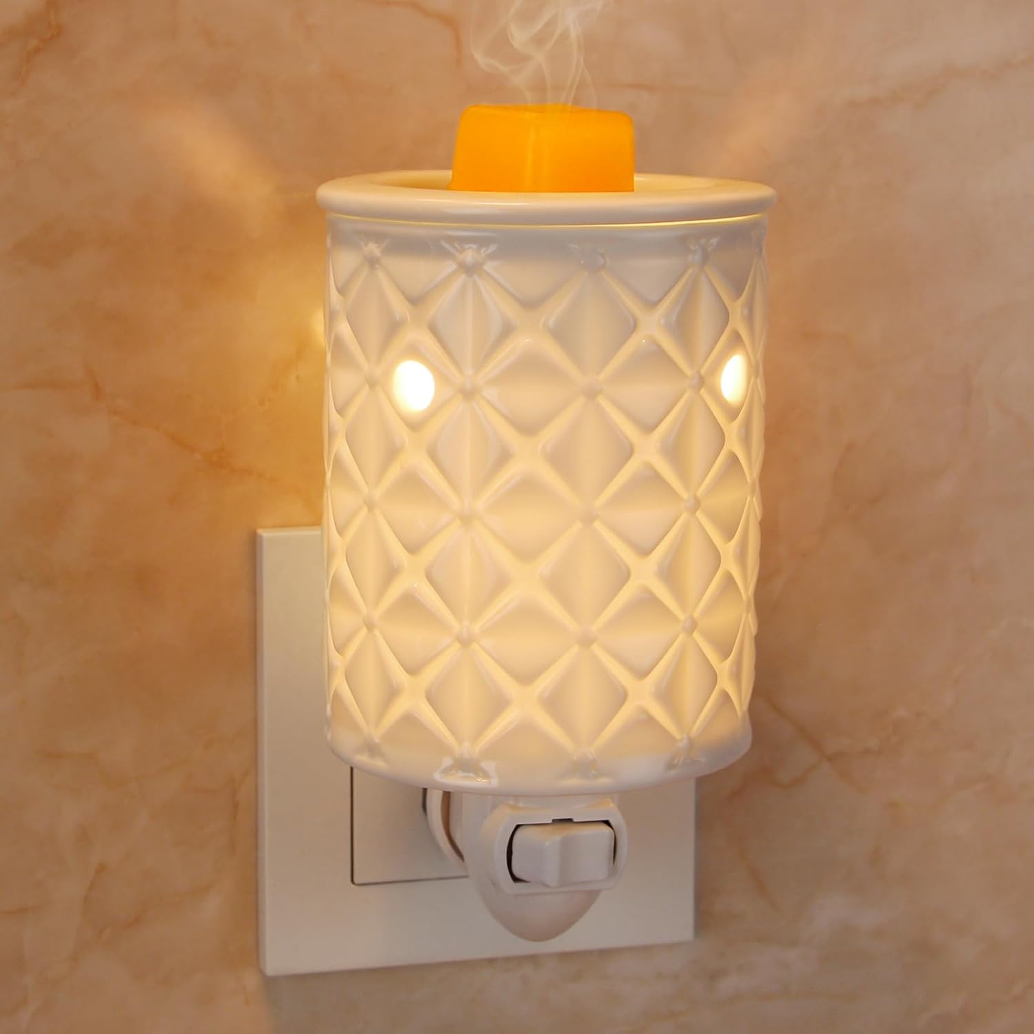 Plug in Wax Melt Warmer, Ceram - Fragrance Home Decor のレビューと価格